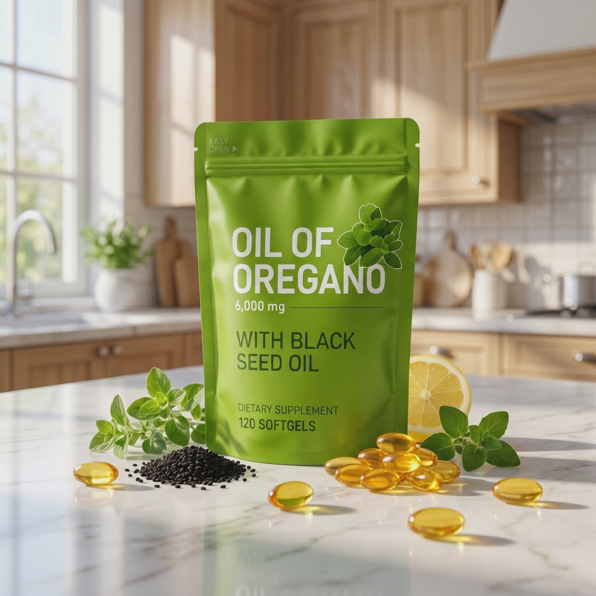 OregaForce™ Premium Oil of Oregano + Black Seed Oil - 300 softgels