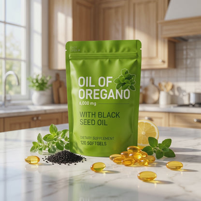 OregaForce™ Premium Oil of Oregano + Black Seed Oil - 300 softgels